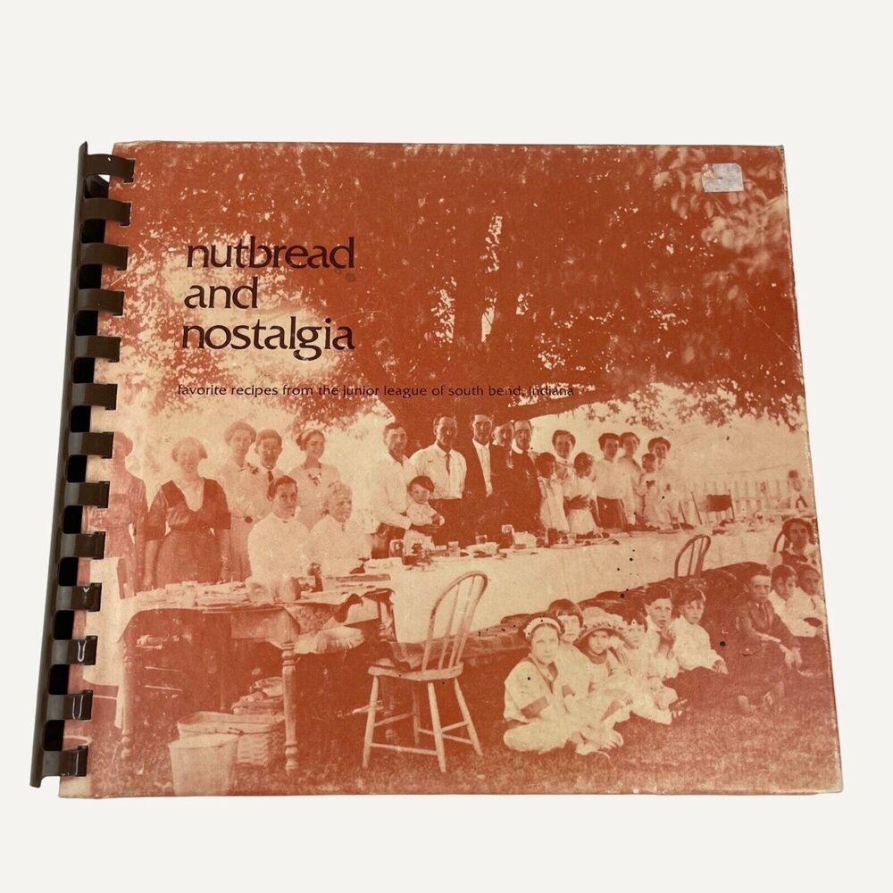 Vintage Junior League Cookbook South Bend Indiana Midwest Recipes Community 1980